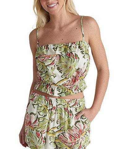 Hurley Malibu Sleeveless Floral Printed Camisole