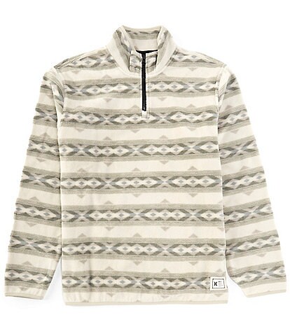Hurley Mesa Windchill Long Sleeve Quarter-Zip Printed PolarFleece® Jacket