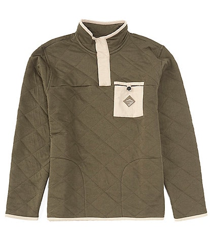 Hurley Middleton Long-Sleeve Quilted Fleece Sweatshirt