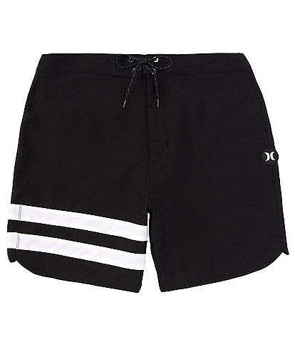Hurley Phantom Eco Striped Block Party 18#double; Outseam Board Shorts