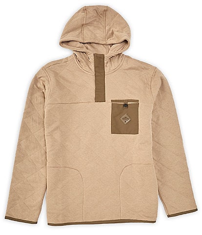 Hurley Russell Quarter-Snap Quilted Fleece Hoodie