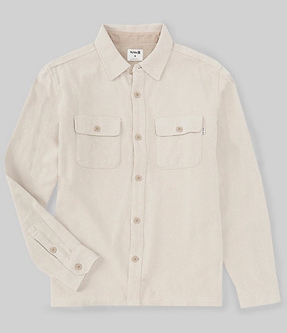 Hurley Santa Cruz Long-Sleeve Twill Flannel Shirt