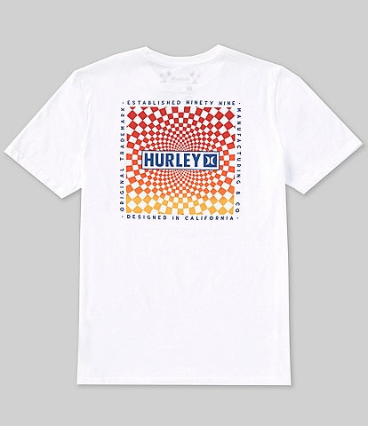 Hurley Short Sleeve Box Check T-Shirt