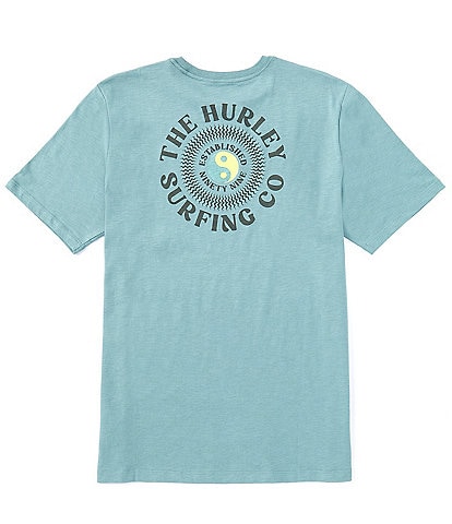 Hurley Short Sleeve H2O-Dri Kelp Circle Graphic T-Shirt