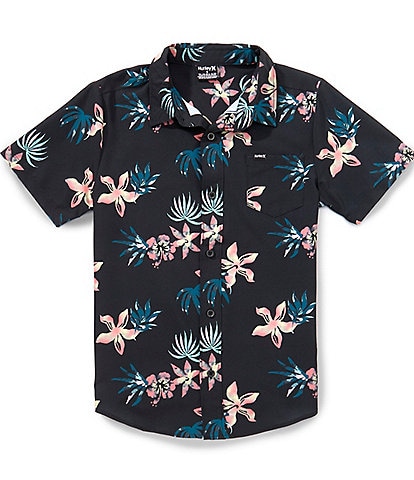 Hurley Short Sleeve Printed Button Down Shirt