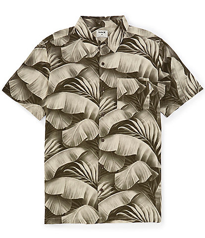 Hurley Short Sleeve Rincon Fern Print Woven Shirt