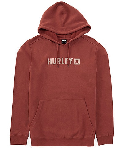 Hurley The Box Long-Sleeve Pullover Fleece Hoodie