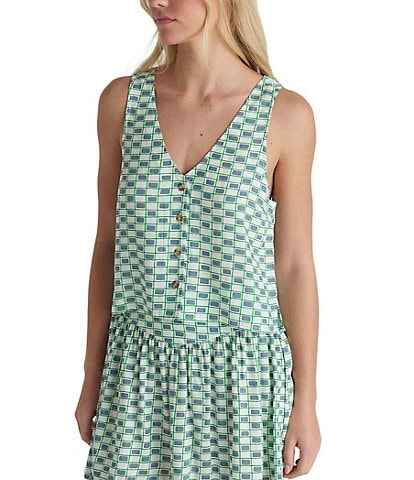 Hurley Venice Geometric-Printed Sleeveless Vest