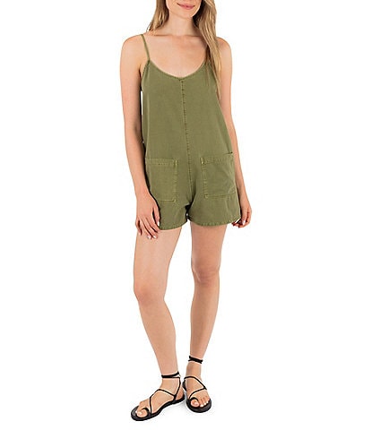 Hurley Wavy Days Sleeveless Romper