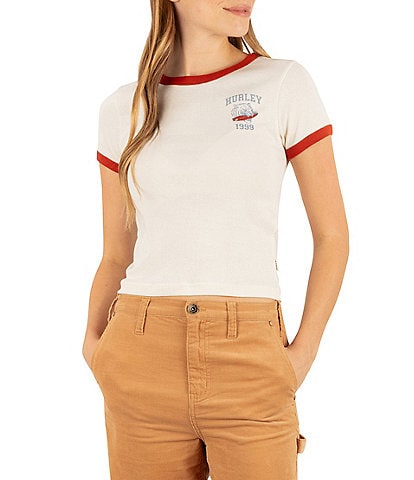 Hurley Wildcat Ringer Short Sleeve T-Shirt