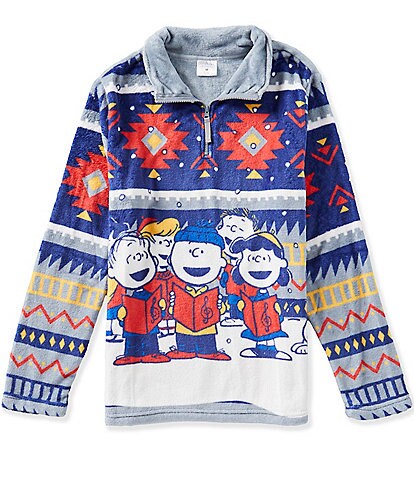 Hybrid Tees Charlie Brown Quarter Zip Pullover