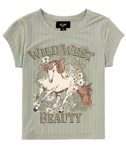 I.N. Girl Big Girls 7-16 Cap Sleeve Wild West Beauty T-Shirt