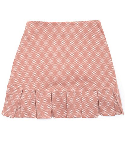 I.N. Girl Big Girls 7-16 Check Pleated Skirt