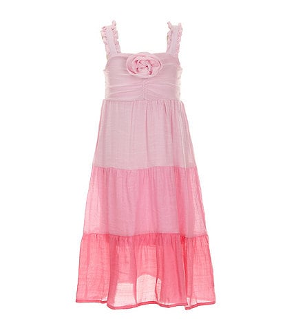 I.N. Girl Little Girls 4-6X Sleeveless Color Block Maxi Dress