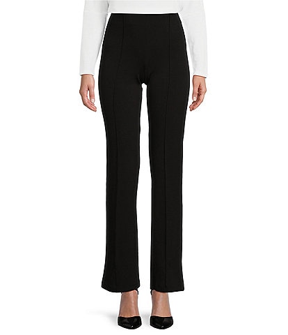 Angie Mid Rise Lace Side Trim Wide Leg Pull-On Pants