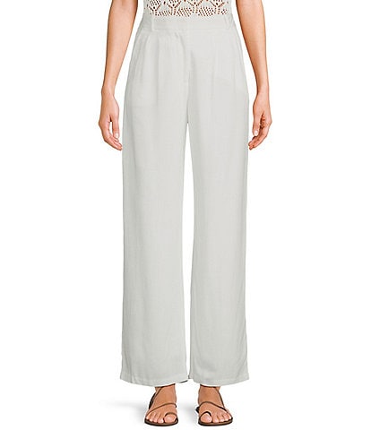 I.N. San Francisco Wide-Leg Tailored Trousers