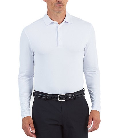 IBKUL Long-Sleeve Ice Fil® Polo Shirt