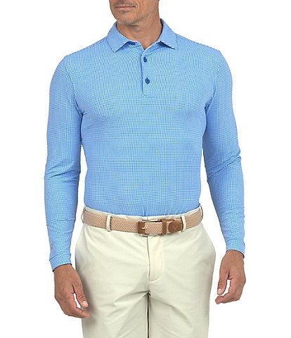 IBKUL Long-Sleeve IceFil® Polo Shirt