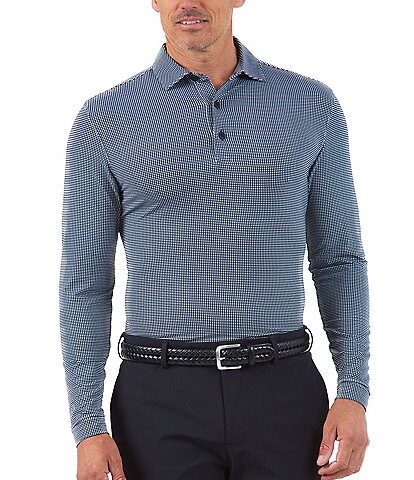 IBKUL Long-Sleeve IceFil® Polo Shirt