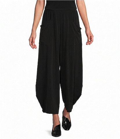 IC Collection Knit Lantern Pull-On Ankle Pant