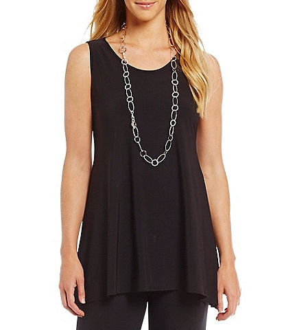 IC Collection Scoop Neck Sleeveless Long Tank