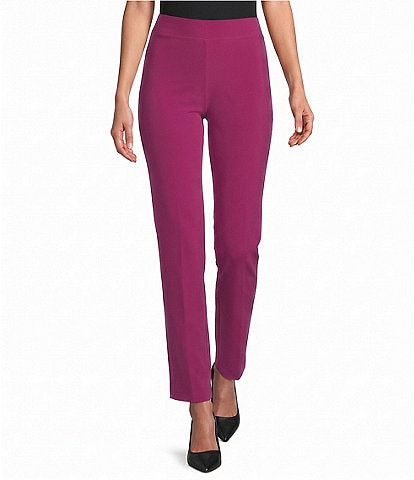 IC Collection Stretch Knit Slim Leg Pull-On Pants