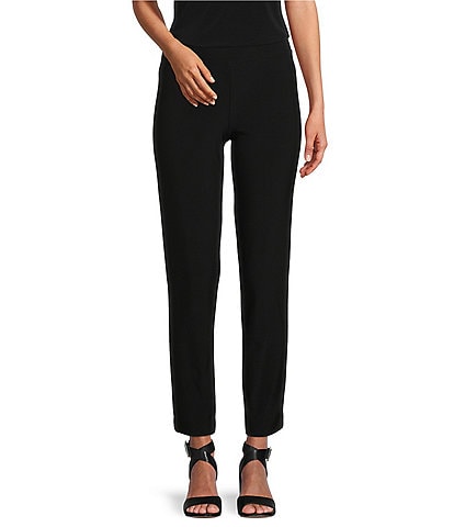 IC Collection Stretch Knit Slim Leg Pull-On Pants