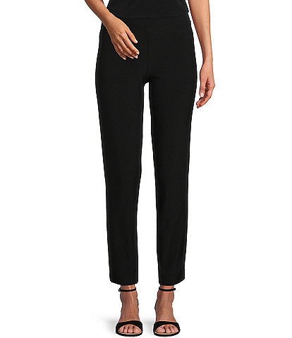 IC Collection Stretch Knit Slim Leg Pull-On Pants