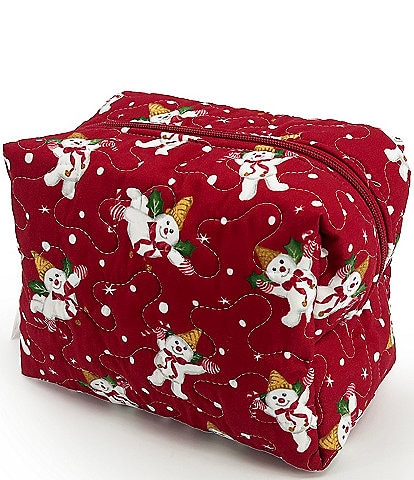 Ida Mae Home Mr. Bingle Quilted Large Makeup Bag