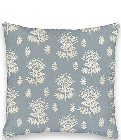 Ida Mae Home x Erin & Ben Co. Clover Quilted Reversible Square Decorative Pillow