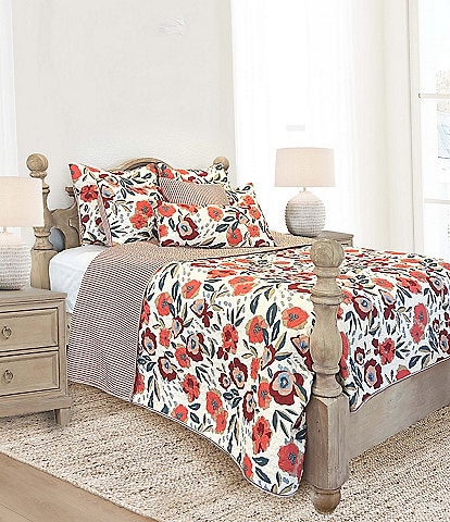 Ida Mae Home x Erin & Ben Co. Garden Whisper Linen Reversible Quilt