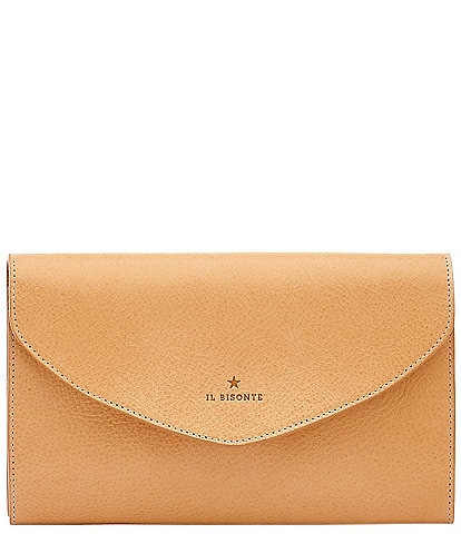 Il Bisonte Bigallo Envelope Leather Clutch