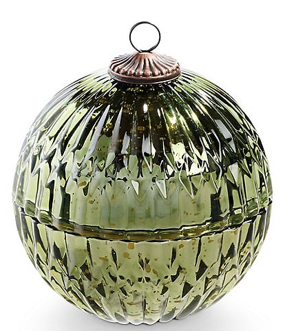Illume Candles Balsalm & Cedar Green Mercury Glass Ornament Candle, 5.1-oz.