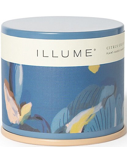 Illume Candles Citrus Crush Large Vanity Tin Candle, 11.8-oz.