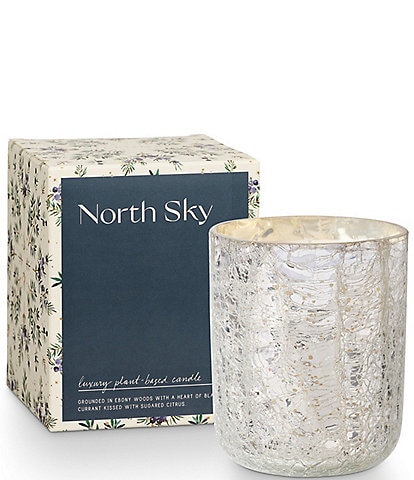 Illume Candles North Sky Crackle Glass Candle, 9.1-oz.