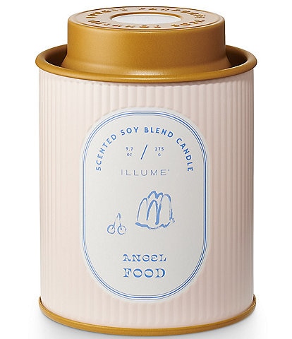 Illume Candles Petite Patisserie Limited Edition Collection Angel Food Petite Tin Candle, 9.7-oz.