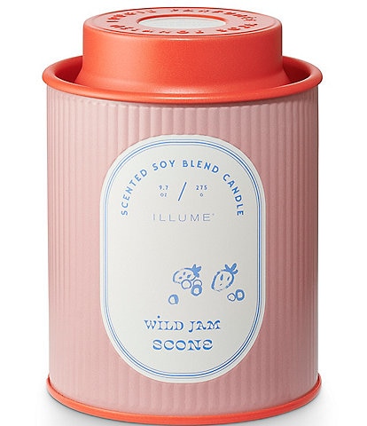 Illume Candles Petite Patisserie Limited Edition Collection Wild Jam Scone Petite Tin Candle, 9.7-oz.