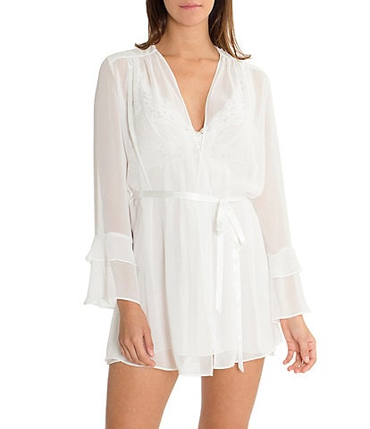 In Bloom by Jonquil Laura Chiffon Short Wrap Robe