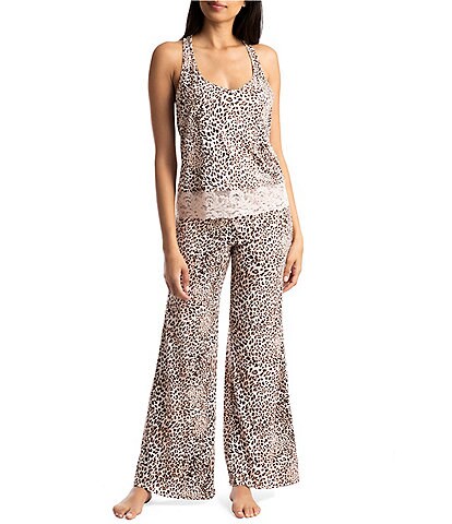 In Bloom by Jonquil Soft Brushed Knit Animal Print Pajama Set