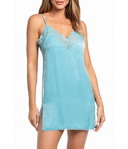 In Bloom by Jonquil Textured Shimmer Satin Sleeveless Chemise