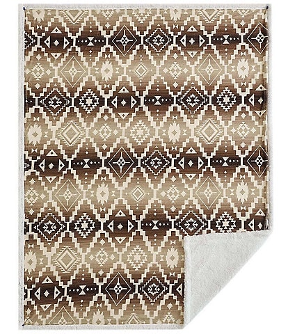 HiEnd Accents x Indigo Hill Chalet Western Campfire Sherpa Throw