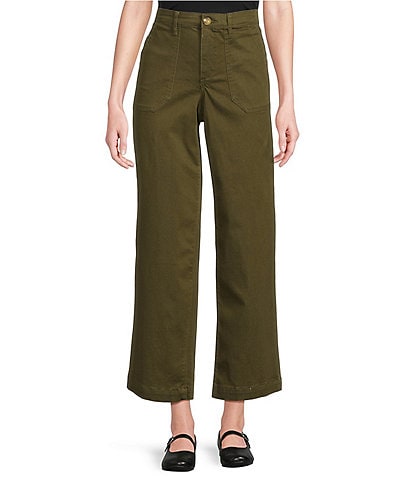 Intro Kendall Solid Relaxed Cropped Pants