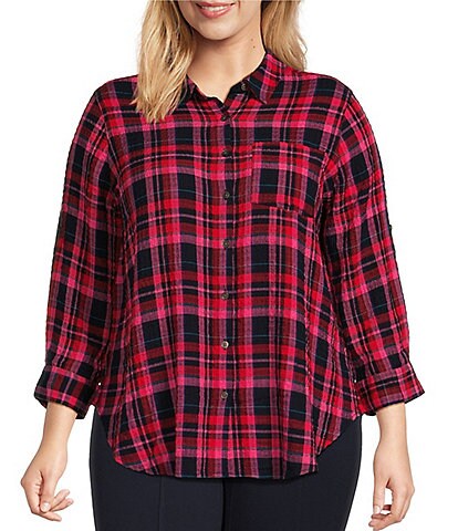 Pink Plus-Size Tops & Blouses | Dillard's