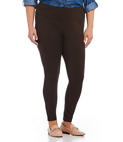 dark brown plus size leggings