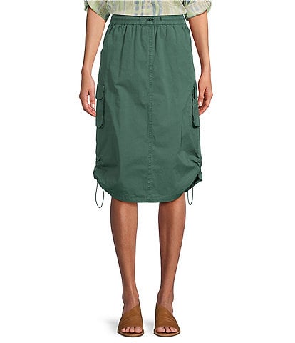 Intro Talia Poplin Utility Skirt