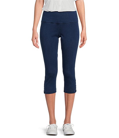 Intro Plus Stretch Denim Love The Fit Pull-On Embroidered Hem