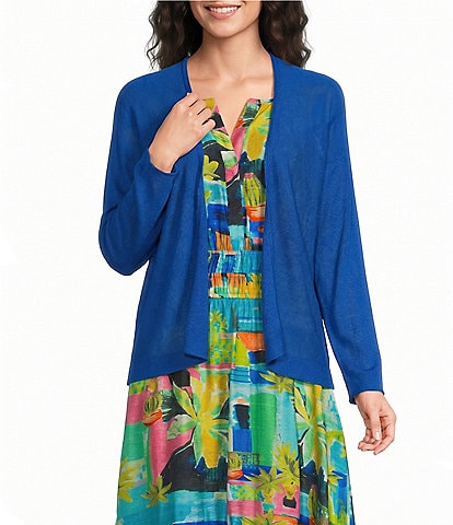 Investments 3/4 Dolman Sleeve Open Front Cardigan