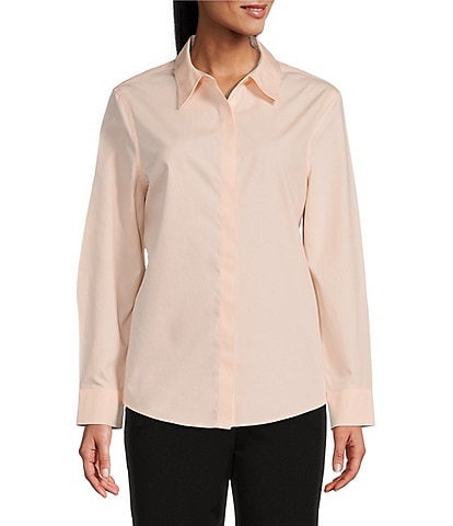 Pink blouses 2025 at dillards