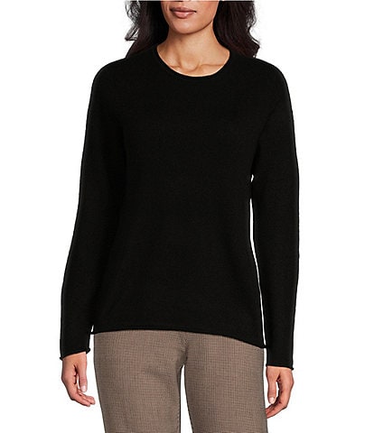 Black Petite Sweaters Shrugs Cardigans Dillard s