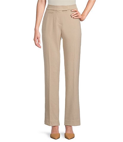 Petite Dress Pants for Women Business Casual Women's Casual Solid Color  Hollow